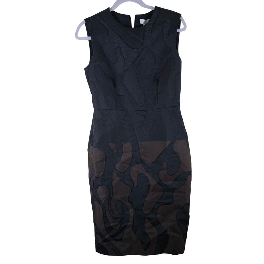 Max Mara Black & Brown Dress